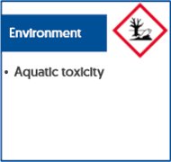 COSHH Symbols for Environmental Pictograms