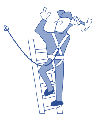 Working at height attachment Working at height attachment