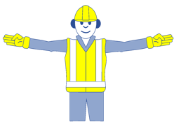 Banksman Start Hand Signal