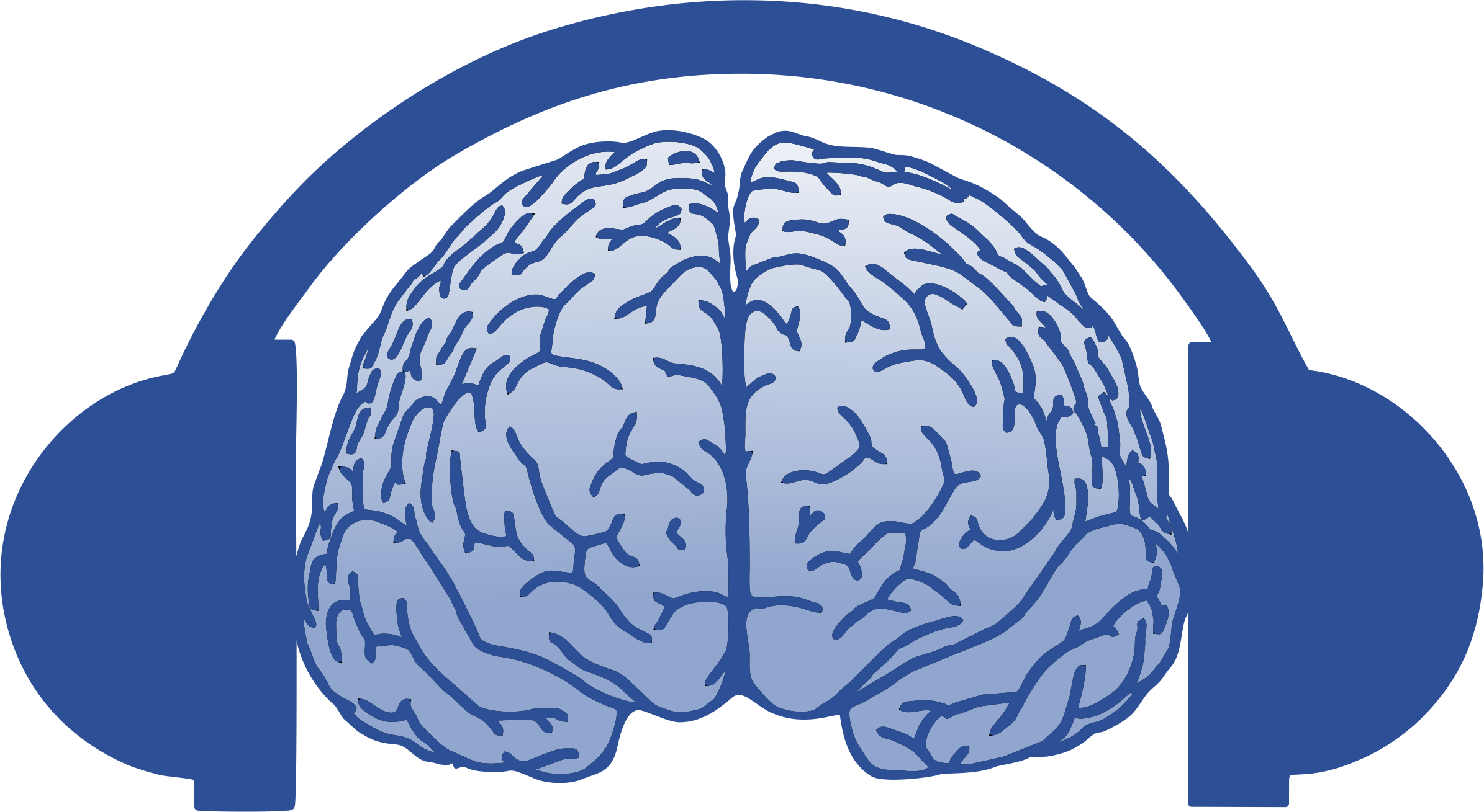 neurodiverse brain wearing headphones neurodiverse brain wearing headphones