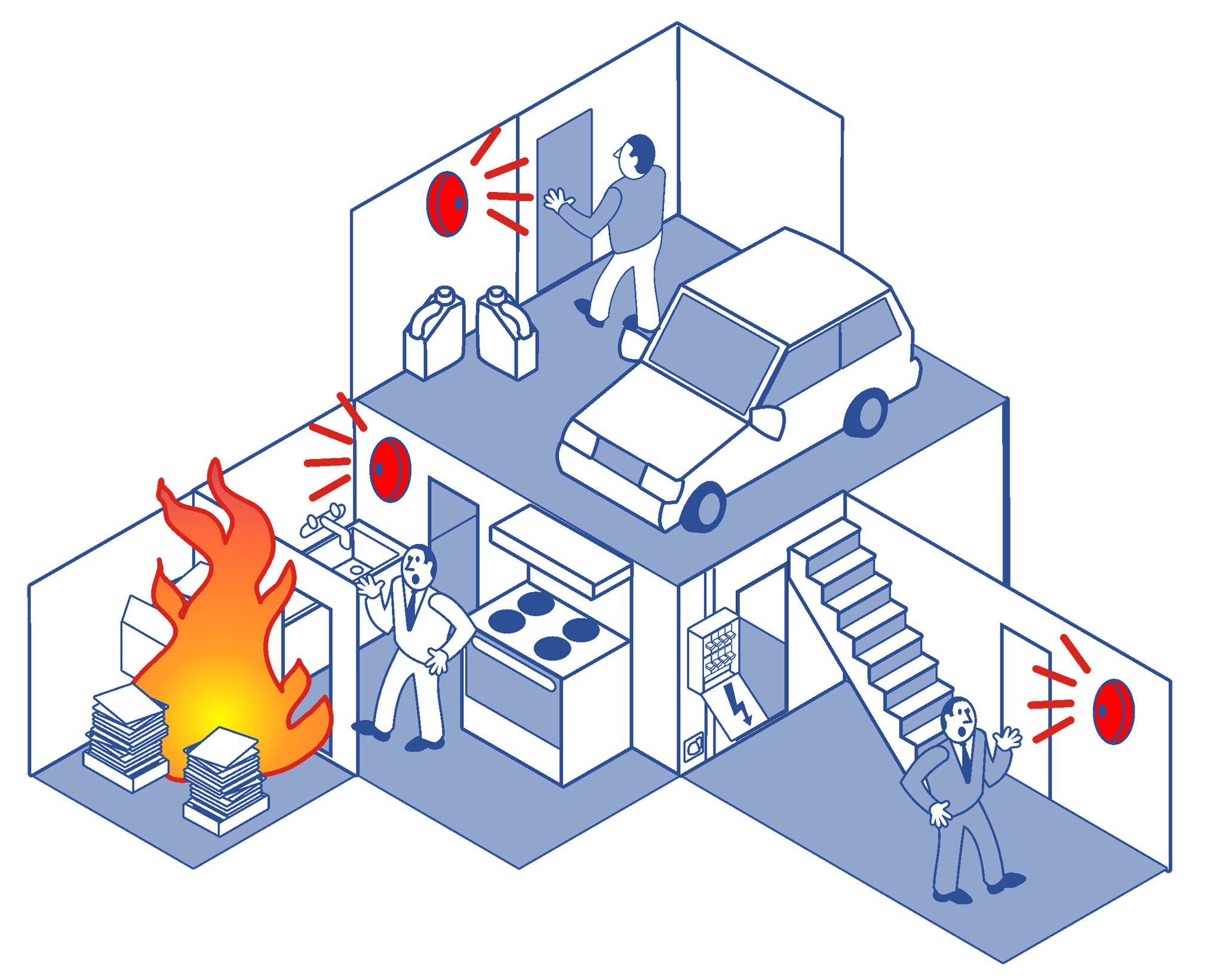 Fire Marshal acting in a workplace fire Fire Marshal acting in a workplace fire