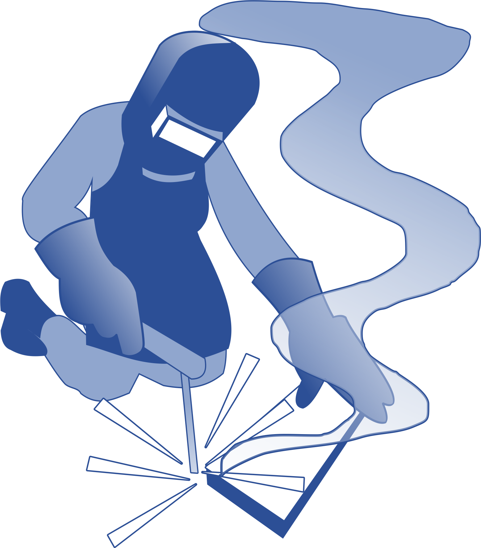 metal worker welding in ppe metal worker welding in ppe