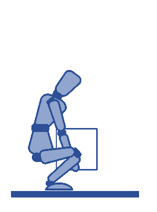 figure carrying a load in an example of manual handling figure carrying a load in an example of manual handling