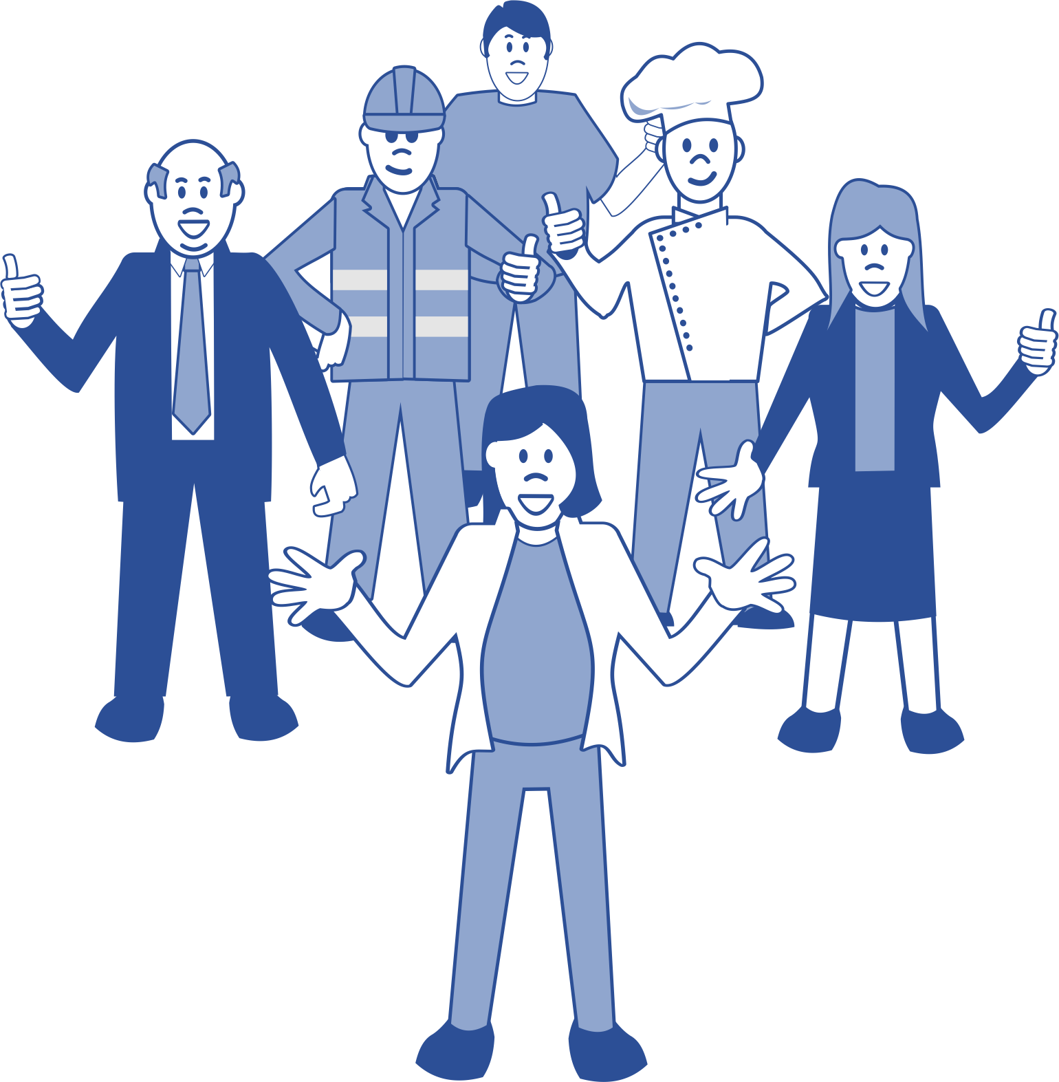 Lots of different professions including those who work alone Lots of different professions including those who work alone