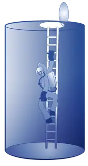 worker in a confined space worker in a confined space