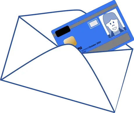 CSCS Card arriving in an envelope CSCS Card arriving in an envelope