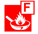 Class F Fire Symbol Class F Fire Symbol