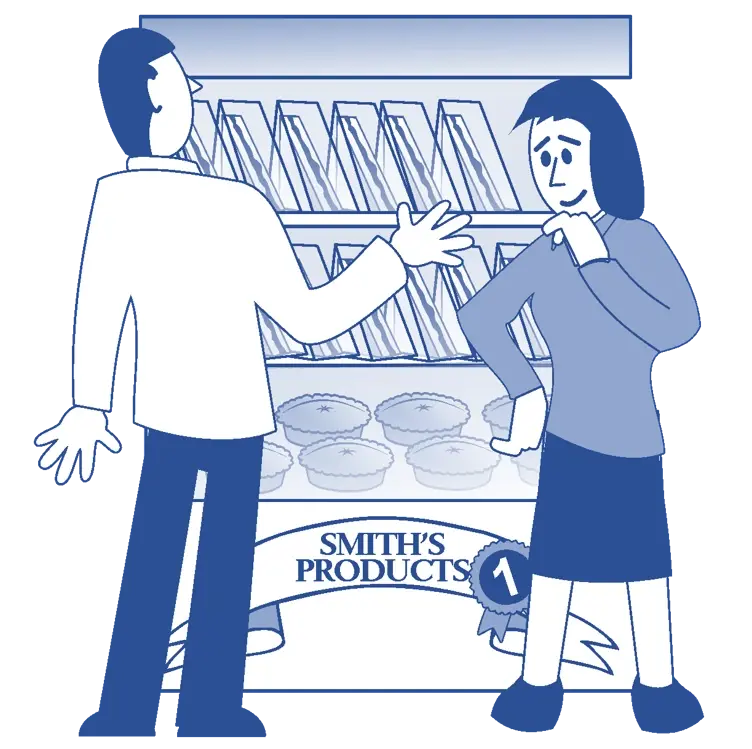 selling food made at home in a market setting selling food made at home in a market setting