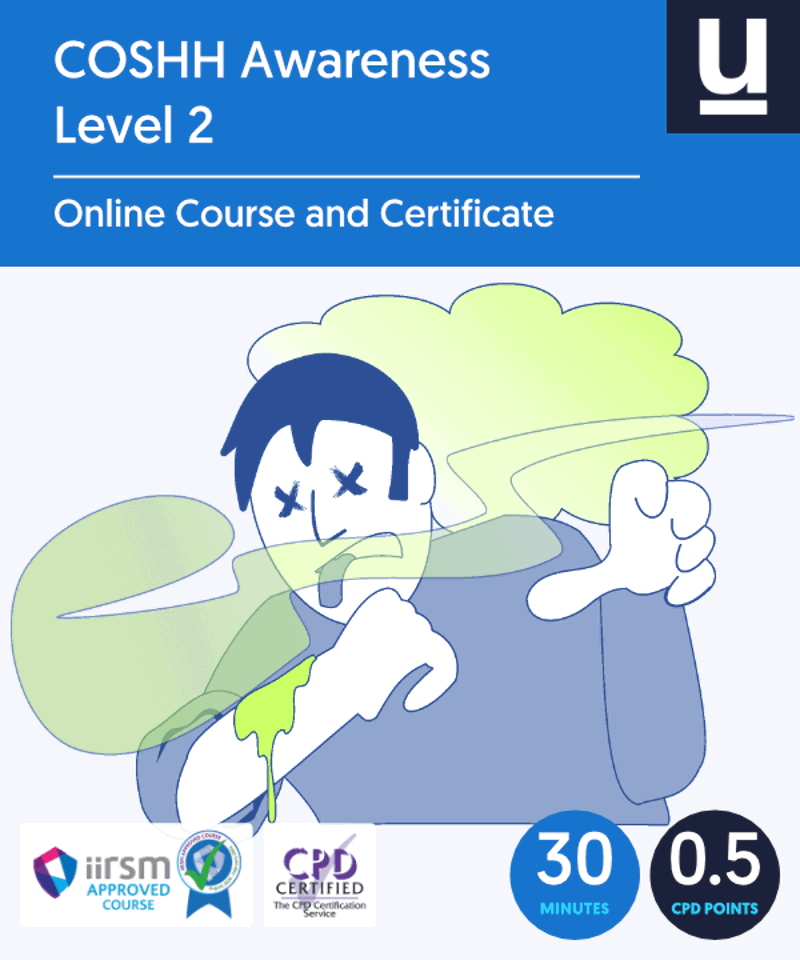 COSHH Awareness Online Level 2 Course & Certificate
