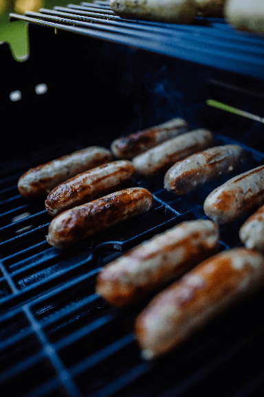 Reheating sausages